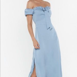 Nasty Gal Satin Maxi Dress